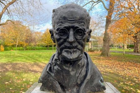 Statue of James Joyce in Phoenix Park, photo by Mark Bibby Jackson