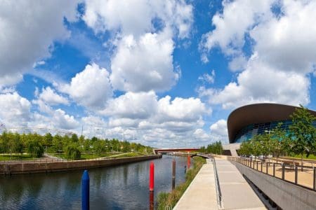 View of the Elizabeth Olympic Park.