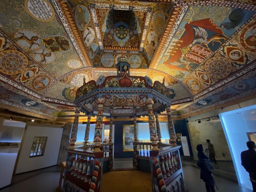 Replica of the vault of a 17th-century synagogue POLIN