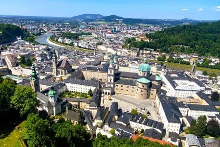 View of Salzburg Old Town