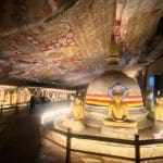 Second cave at Dambulla Golden Cave Temple