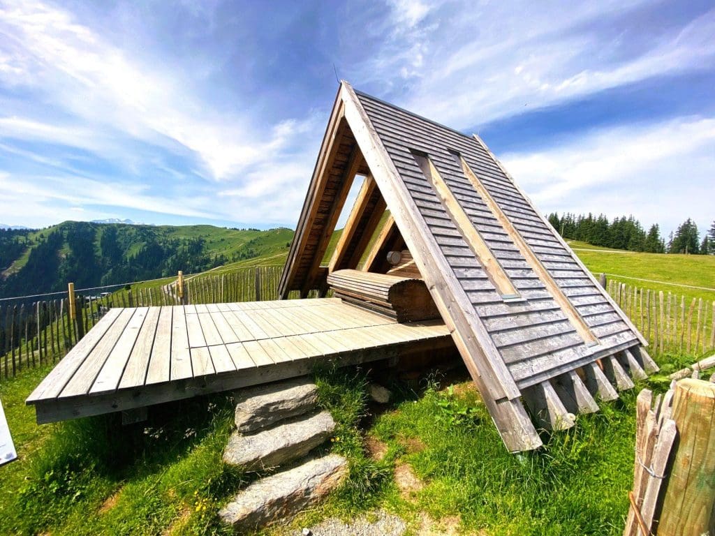 One of the five cabins – the TONspur Islands, Saalfelden Leogang