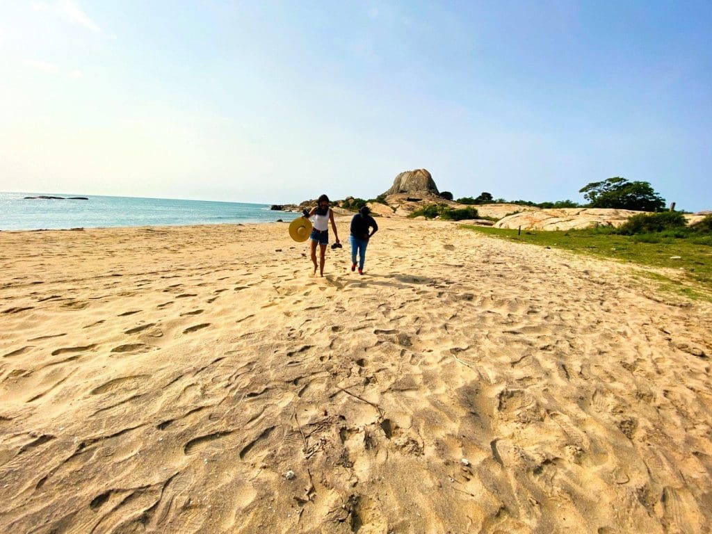 A stroll along the beach in Yala National Park on our Sri Lanka Safari