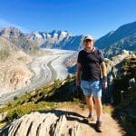 Mark at the Aletsch Glacier