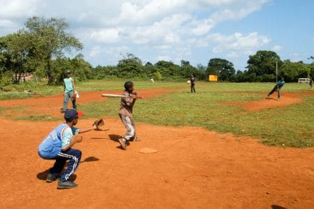 Catching a Dominican Republic Baseball Game on Holiday