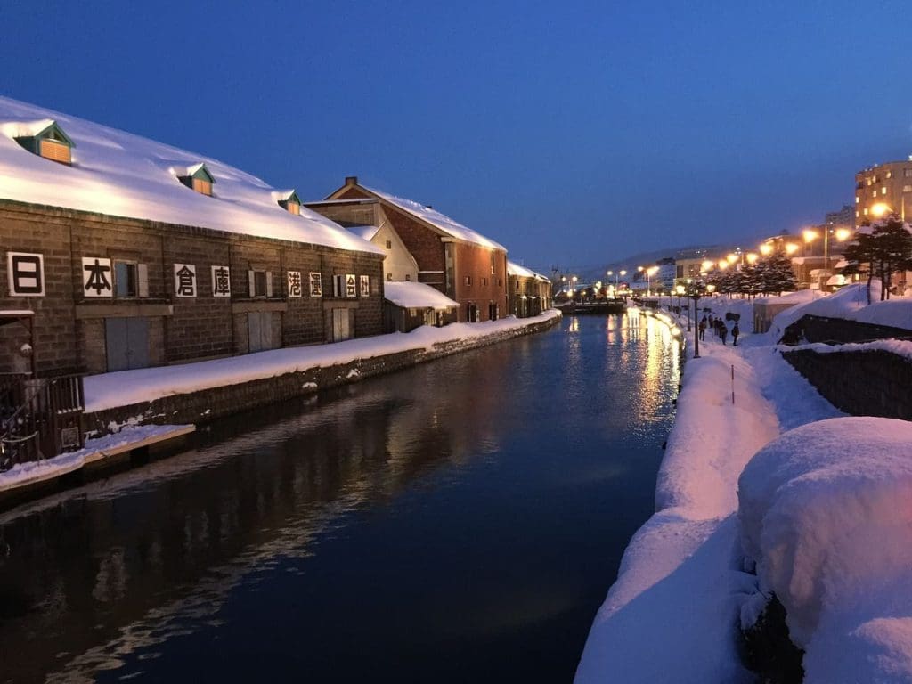 Otaru Unga in the snow