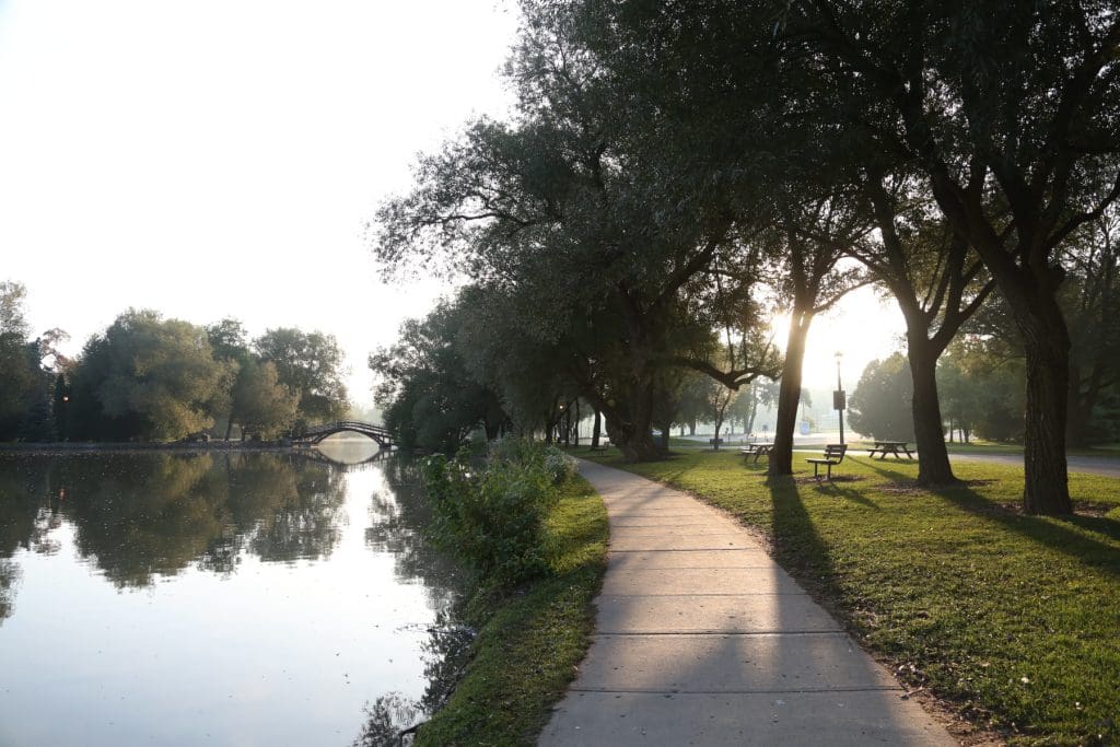 Walk along the river Avon. Photo by Erin Samuell