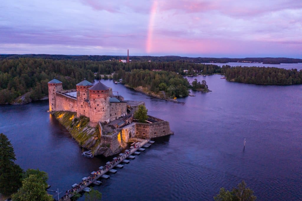 Olavinlinna Castle, Savonlinna, Finland.