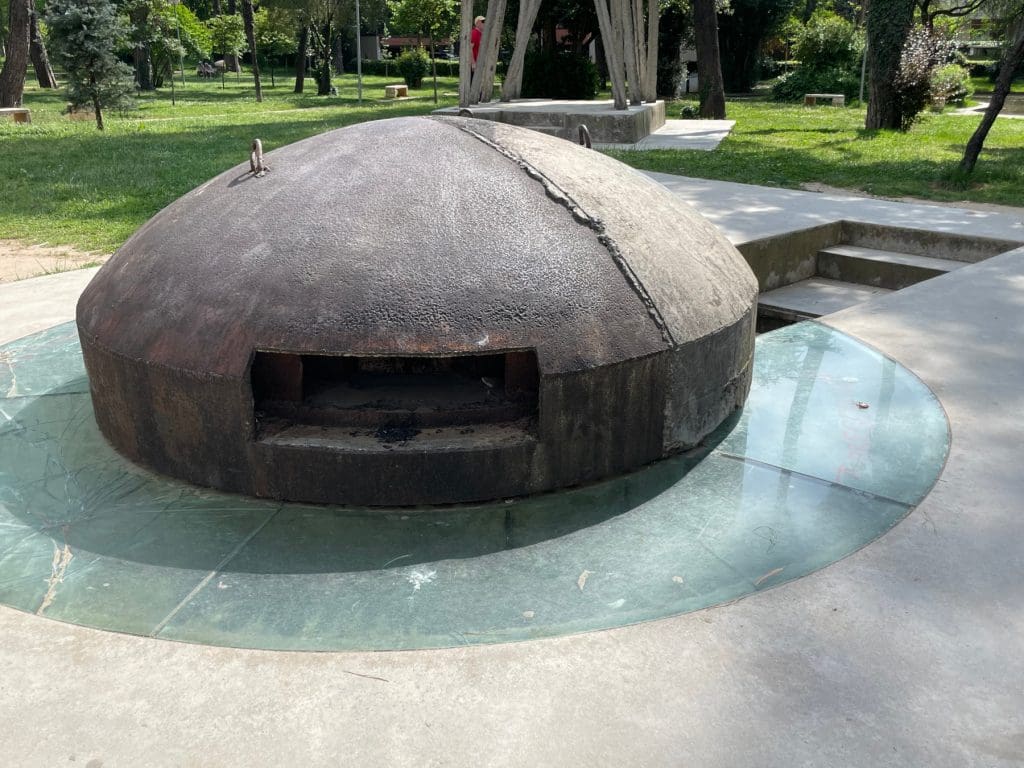 Bunker that was outside Hoxha's residence