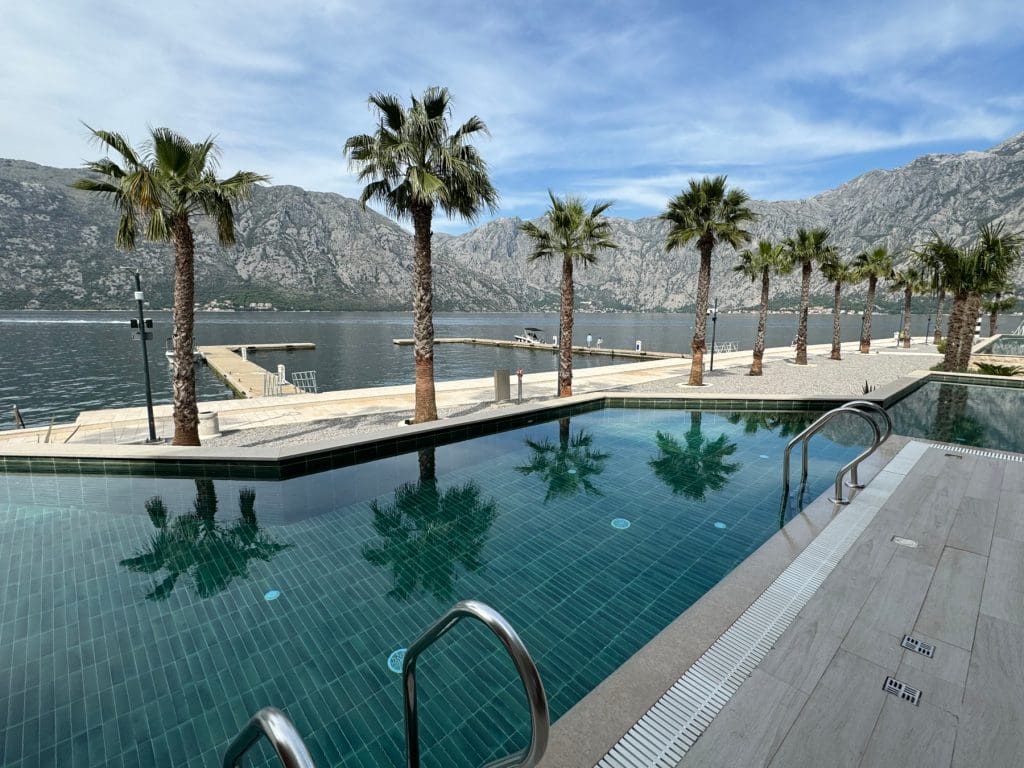 My swimming pool at Hyatt Regency Kotor Bay