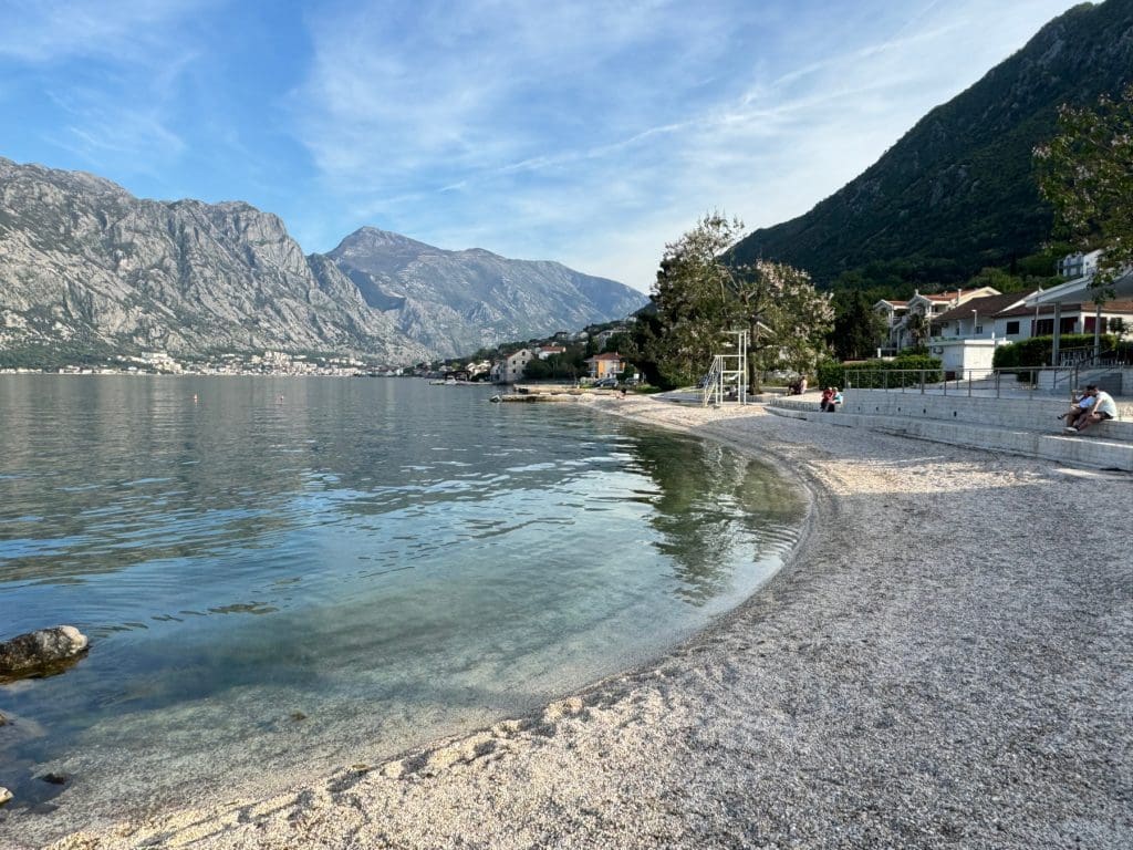 The Beach at the Hyatt Regency Kotor Bay