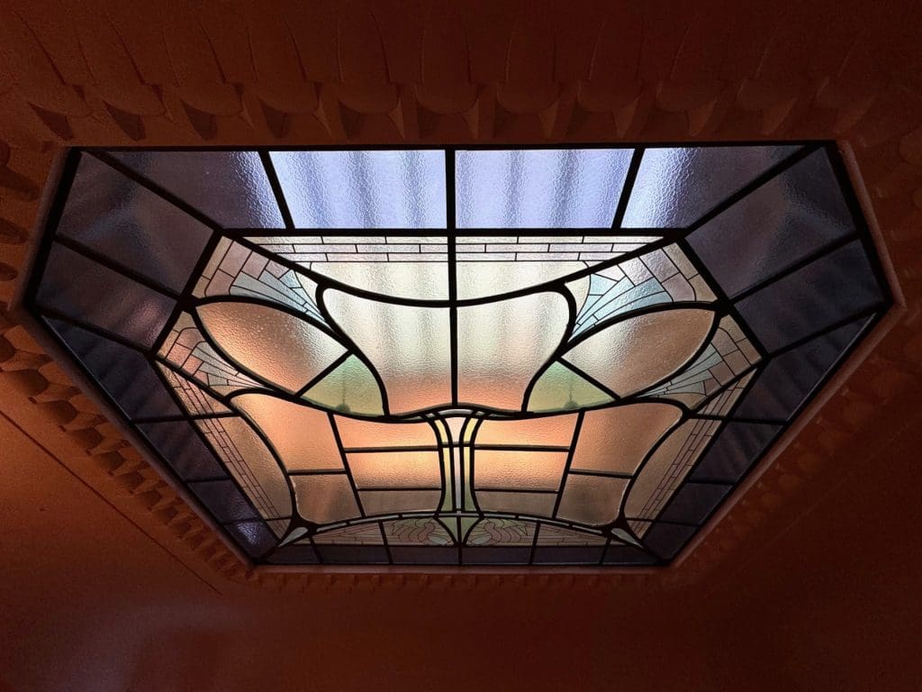 The skylight at the Villa Esche