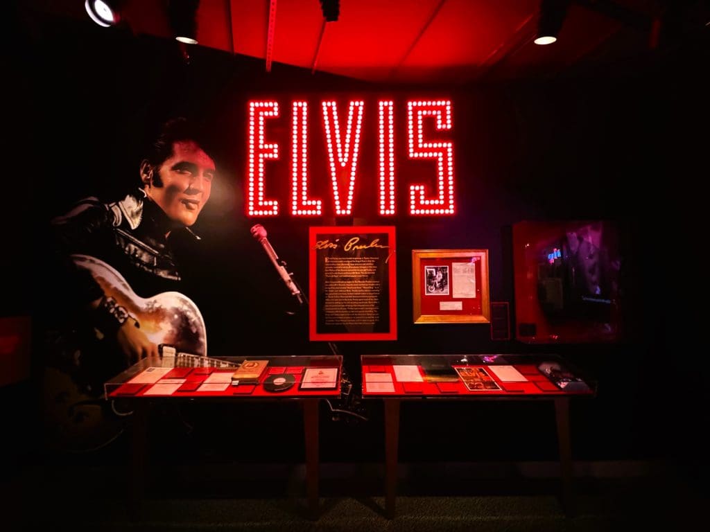 Elvis lives in he Rock and Roll Hall of Fame, Cleveland Ohio