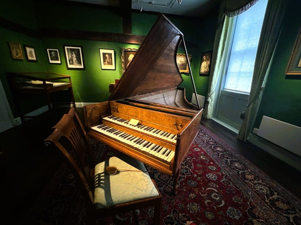 Harpsichord in the Music Room. Gainsborough's House