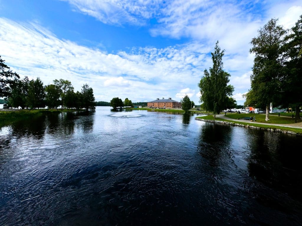 The lake in Savonlinna