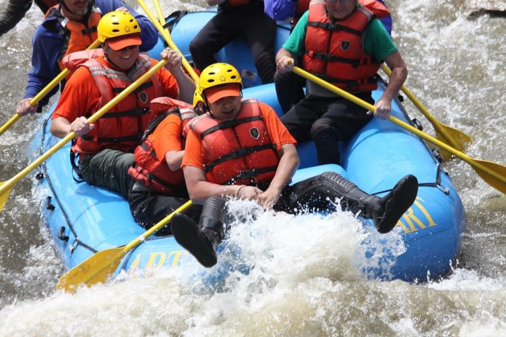 whitewater rafting trip