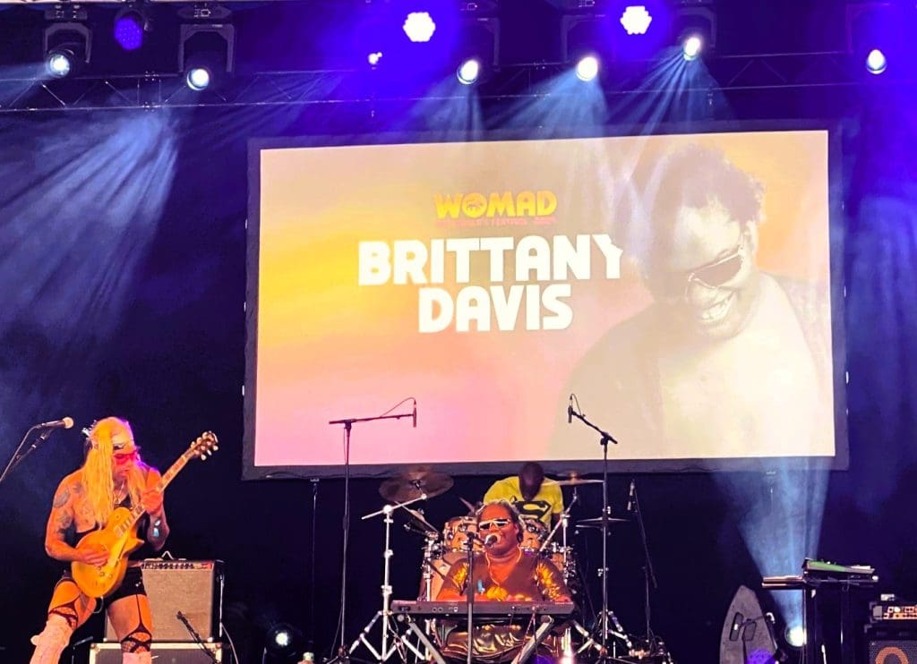 Brittany Davis at WOMAD 2024, photo by Robert Spellman