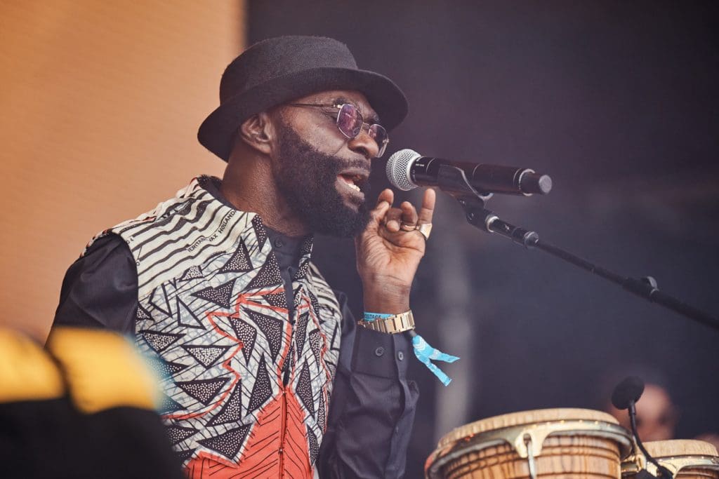 Pat Thomas, leader of the Kwashibu Area Band brings the sweet sounds of Ghana on the all-star lineup of Ghana Special MIKE-MASSARO