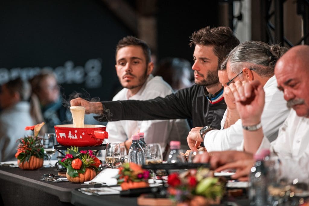 Toquicimes food festival in Megève