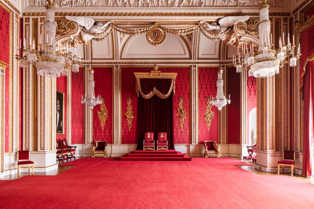 Buckingham Palace Throne Room © Royal Collection Enterprises Limited 2024 | Royal Collection Trust.