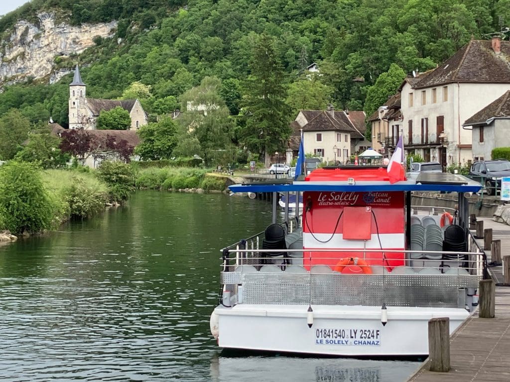 Boat trip at Chanaz