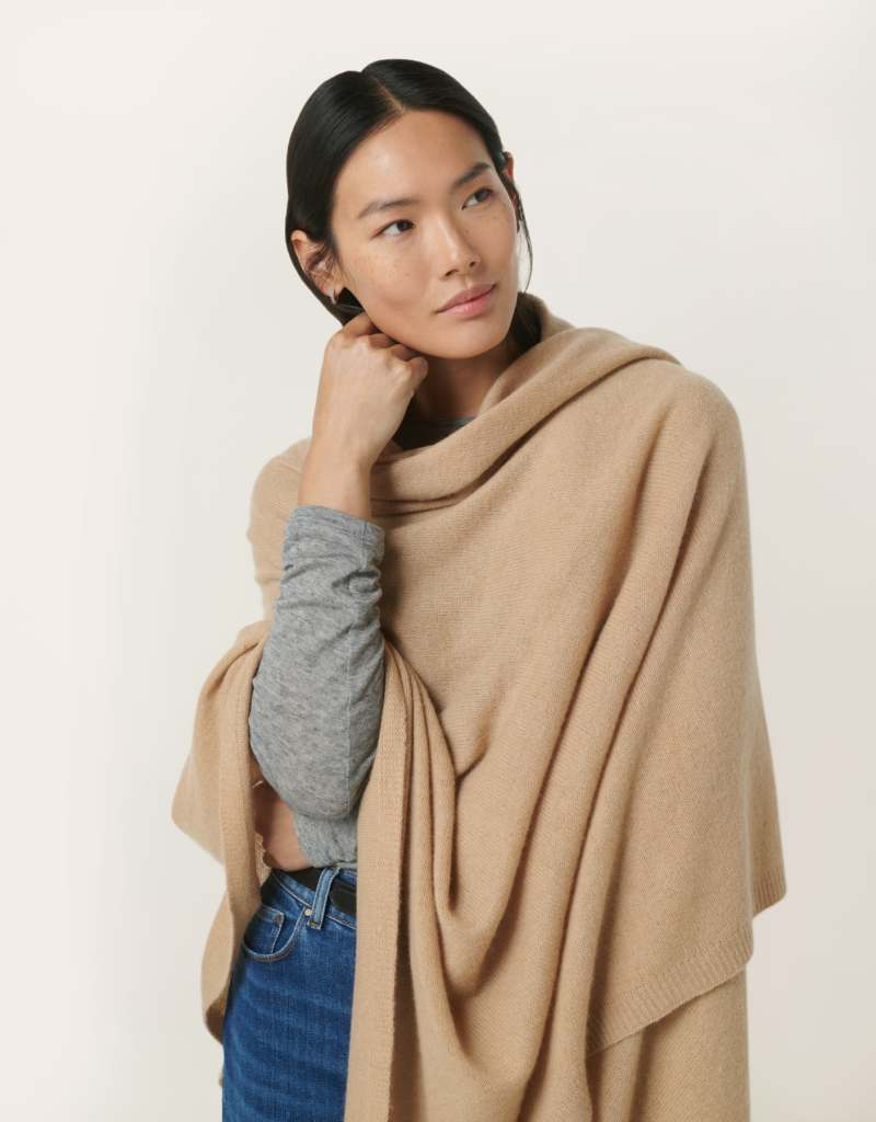 Cashmere Layering Blanket Scarf, The White Company