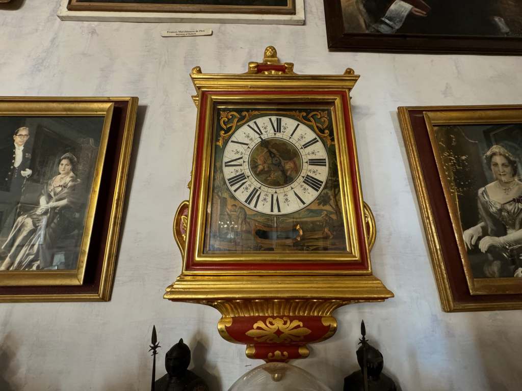 Maltese clock while travelling through Malta