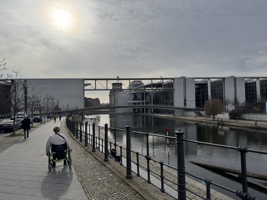 Debbie exploring Berlin