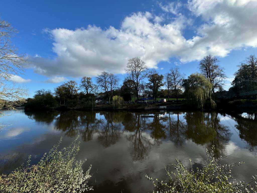 The River Severn flows around Shrewsbury