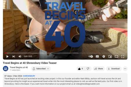 Travel Begins at 40 YouTube Channel