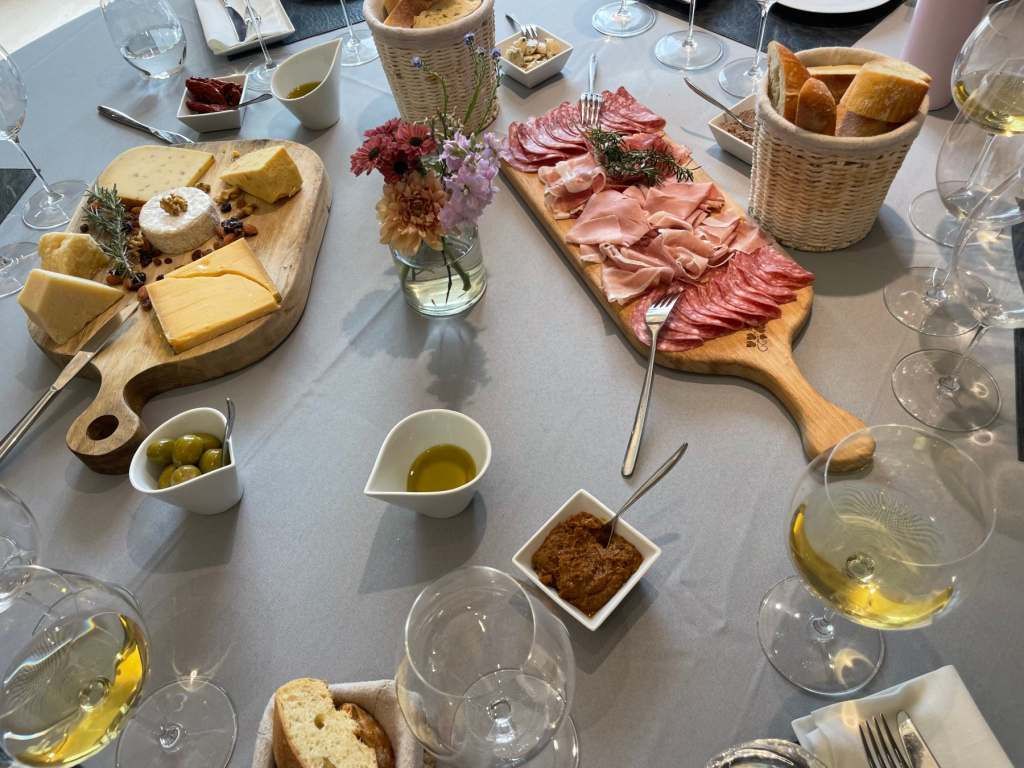 Sharing boards and wine at Ta' Betta Wine Estate in Siggiewi Malta Renate Ruge