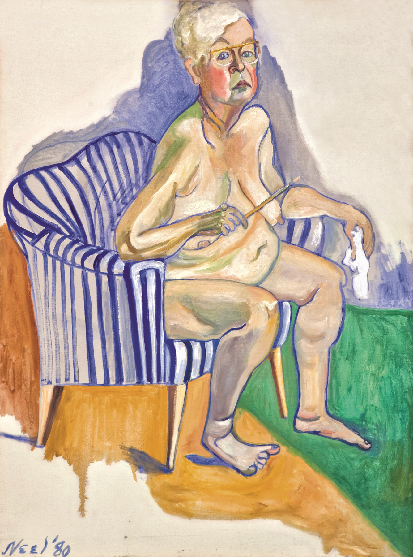 Alice Neel: Self Portrait, 1980 © The Estate of Alice Neel, Courtesy The Estate of Alice Neel