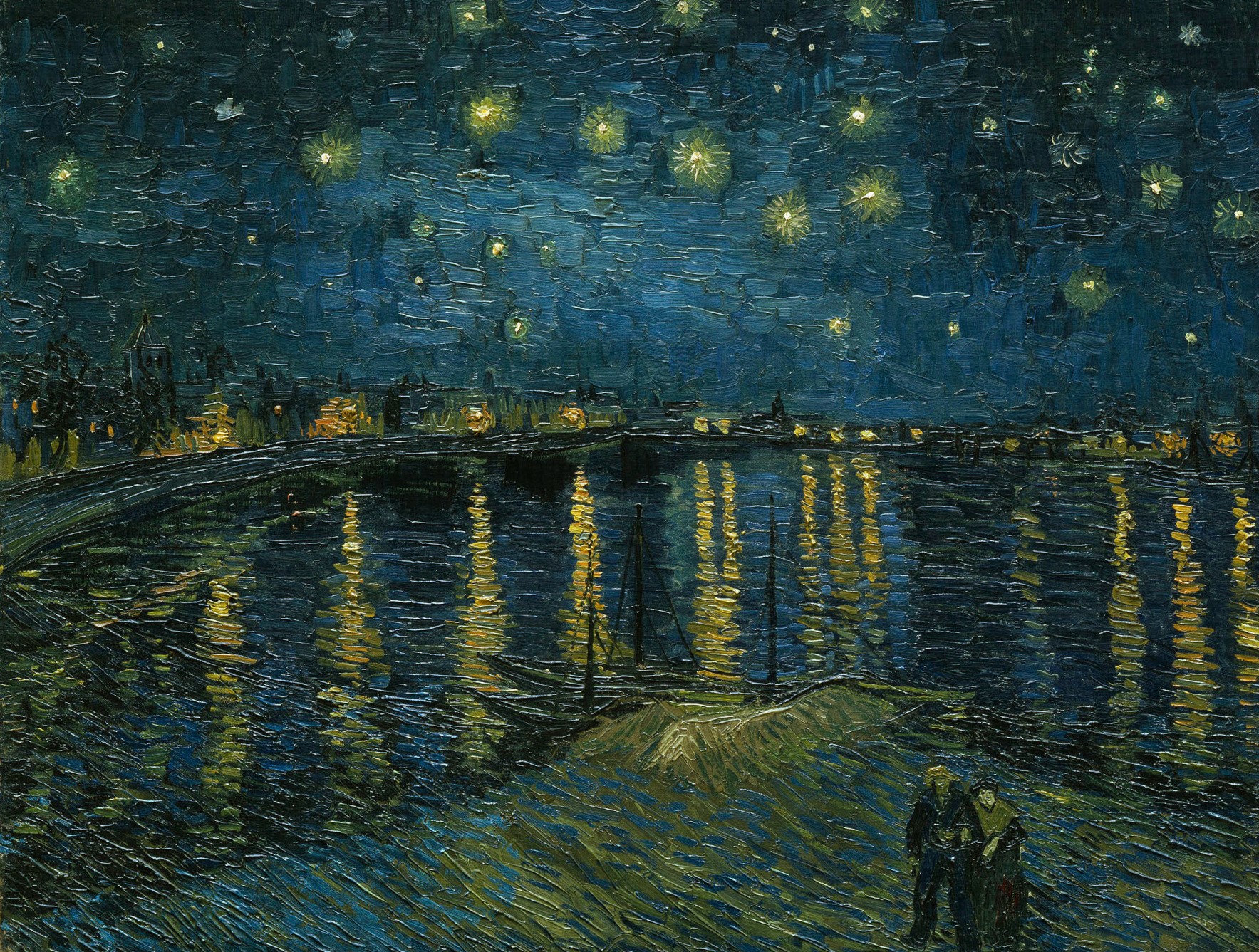 Vincent Van Gogh, Starry Night over the Rhone, 1888 ©Musée d'Orsay, ParisDist. RMN-Grand Palais Patrice Schmidt