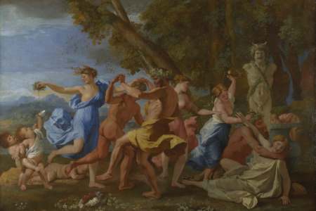 A Bacchanalian Revel before a Term Nicolas Poussin 1632-3 The National Gallery London