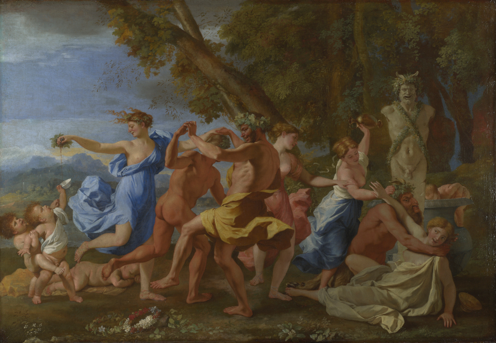 A Bacchanalian Revel before a Term Nicolas Poussin 1632-3 The National Gallery London