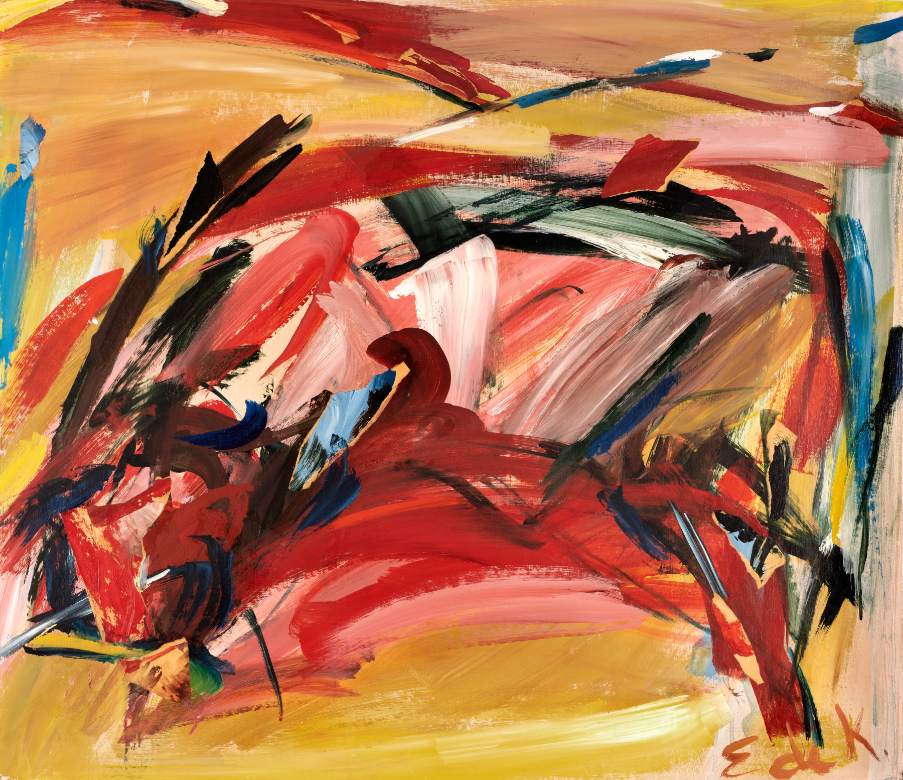 Elaine de Kooning, The Bull, 1959, Courtesy The Levett Collection© EdeK Trust 