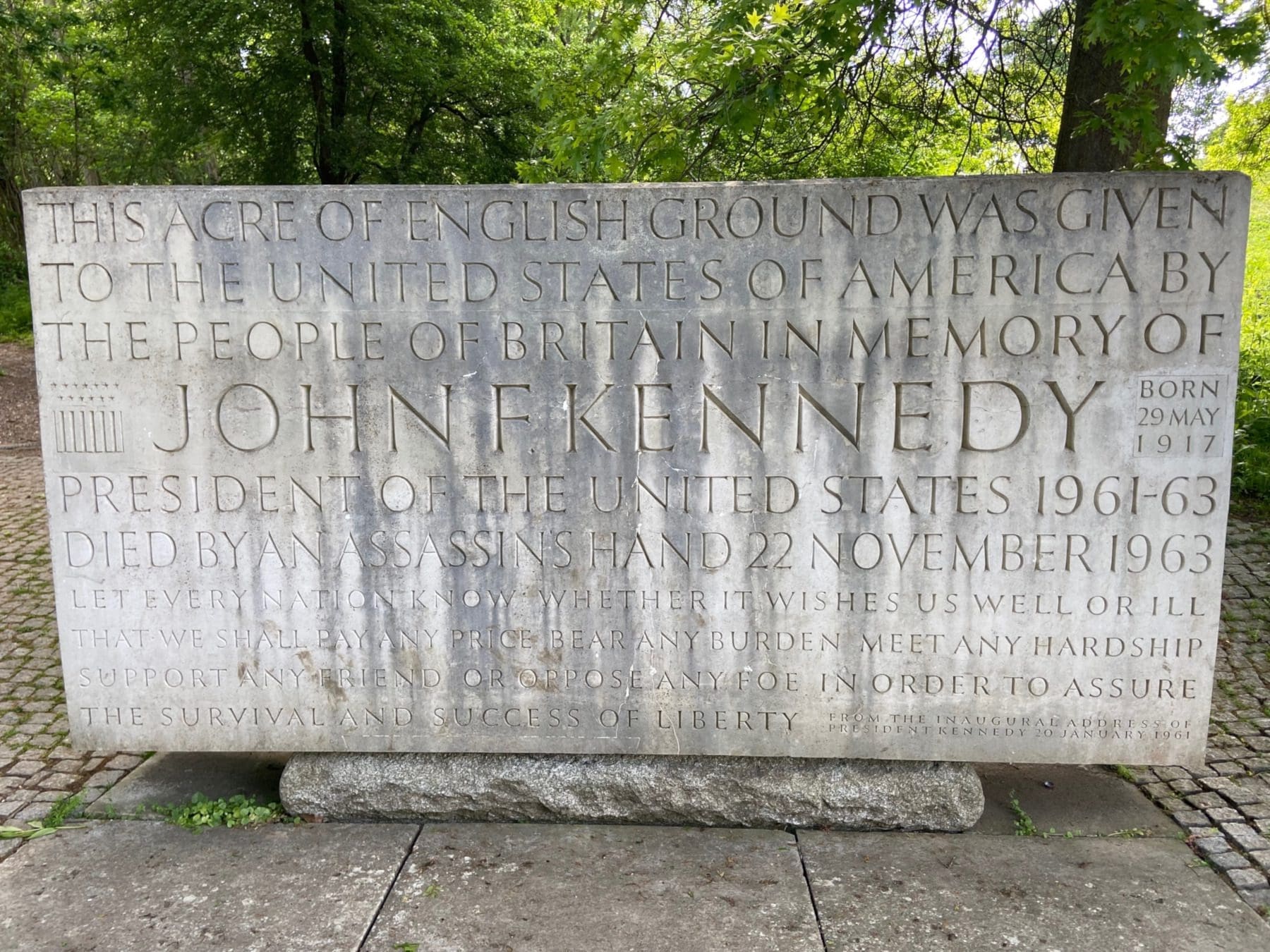 JFK Memorial at Runnymede