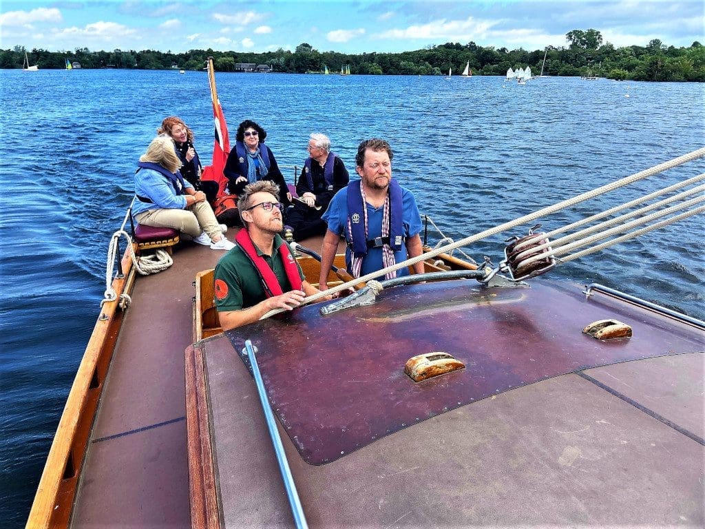 Sailing a Norfolk Wherry on the Norfolk Broads