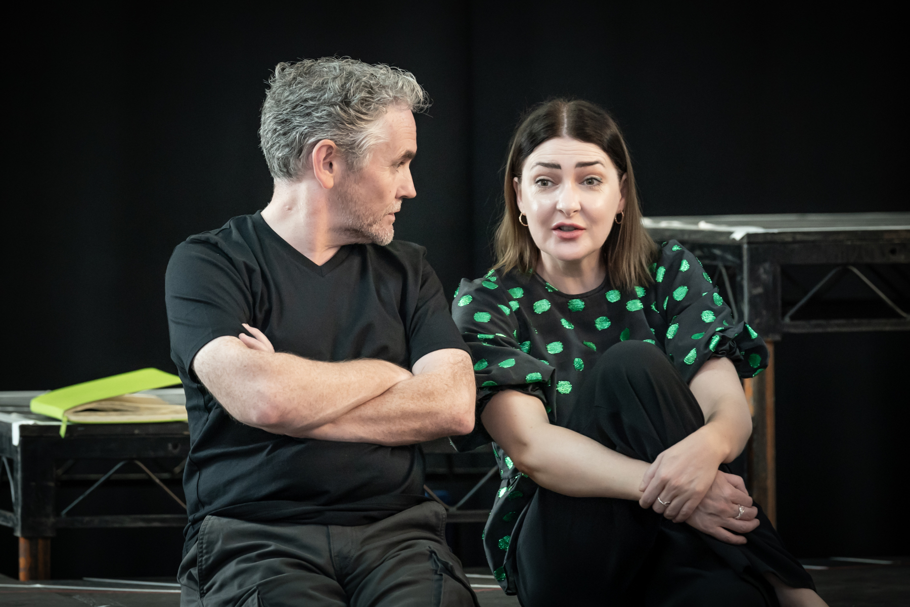 Portia Coughlan_Almeida Theatre _Fergal McElherron and Kathy Kiera Clarke _Credit Marc Brenner