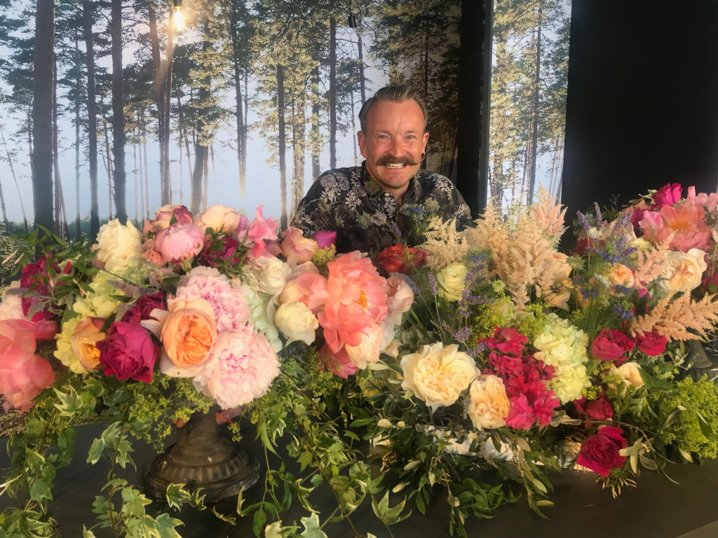 Floral designer Simon Lycett: a shrinking violet