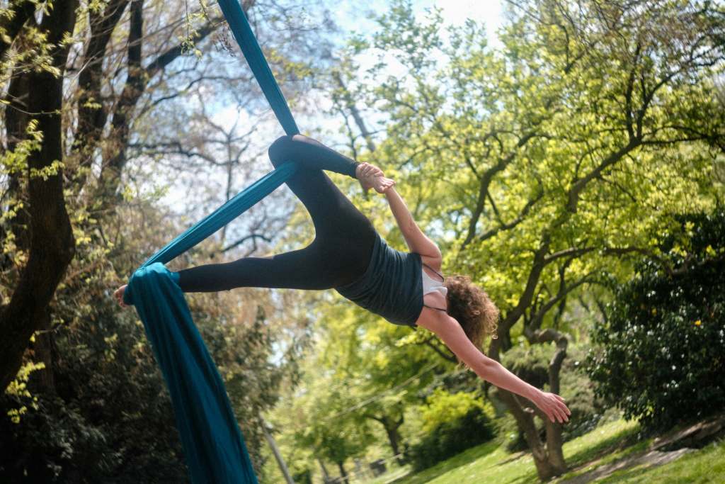 Aerial yoga