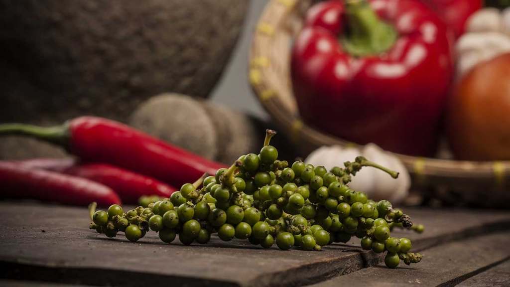 Green Kampot Pepper