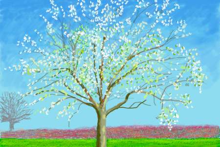 David Hockney: The Arrival of Spring, RA