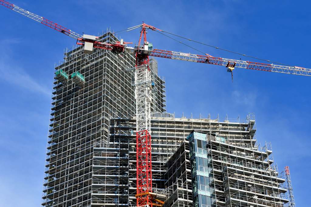 Office building under construction